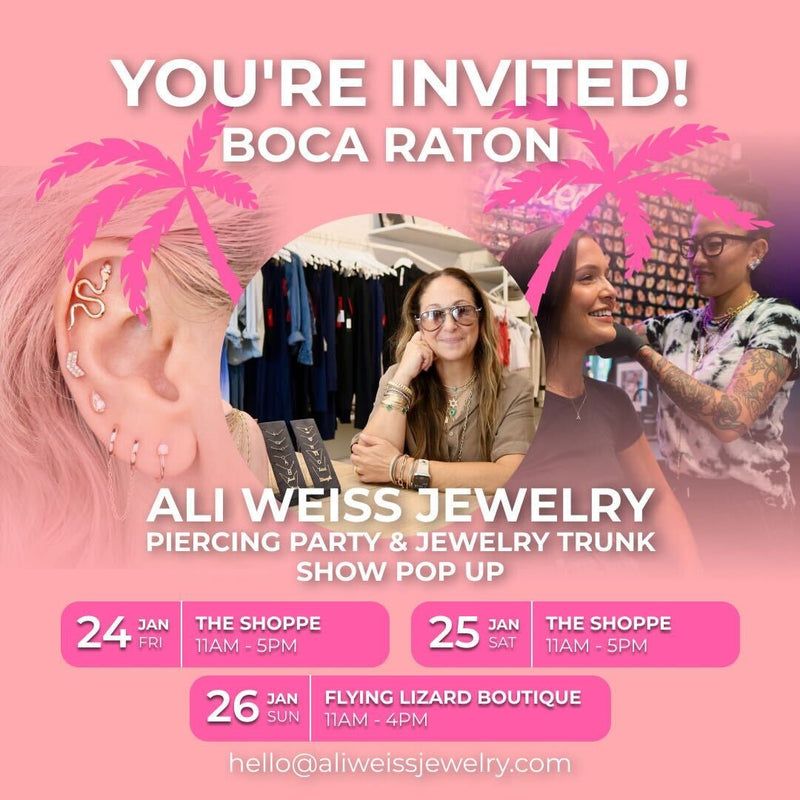 Ali Weiss Jewelry Is Coming To Boca!