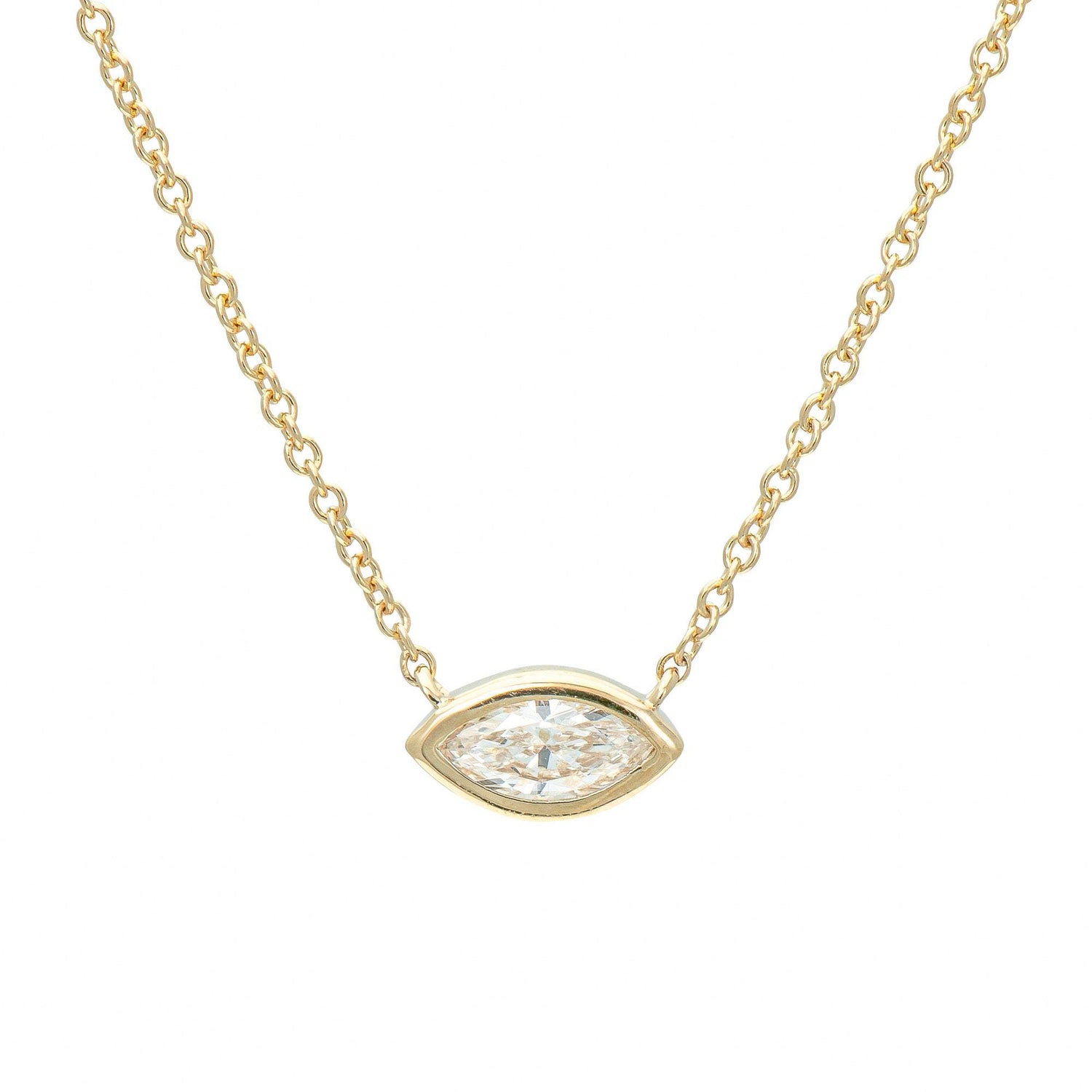 Dainty Diamond Butterfly and Bezel Necklace – Meira T Boutique