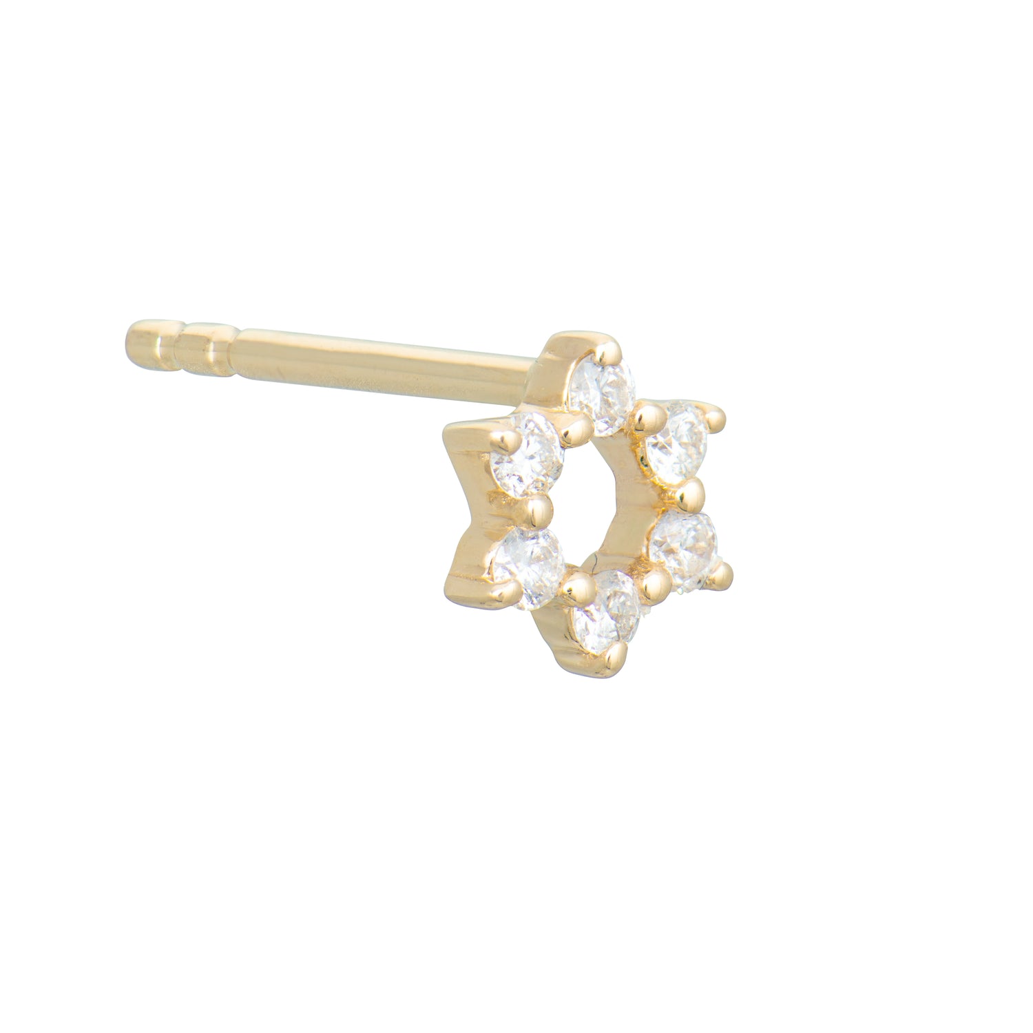 Mini Diamond Star of David Stud – Ali Weiss Jewelry