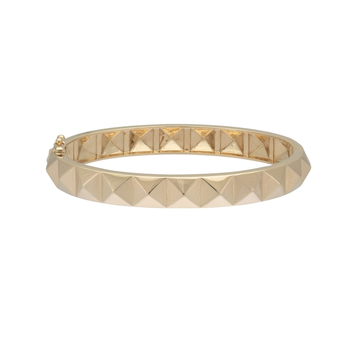 Thick Gold Pyramid Bangle – Ali Weiss Jewelry