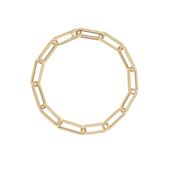 Large Gold Jumbo Link With Illusion Clasp Bracelet – Ali Weiss Jewelry