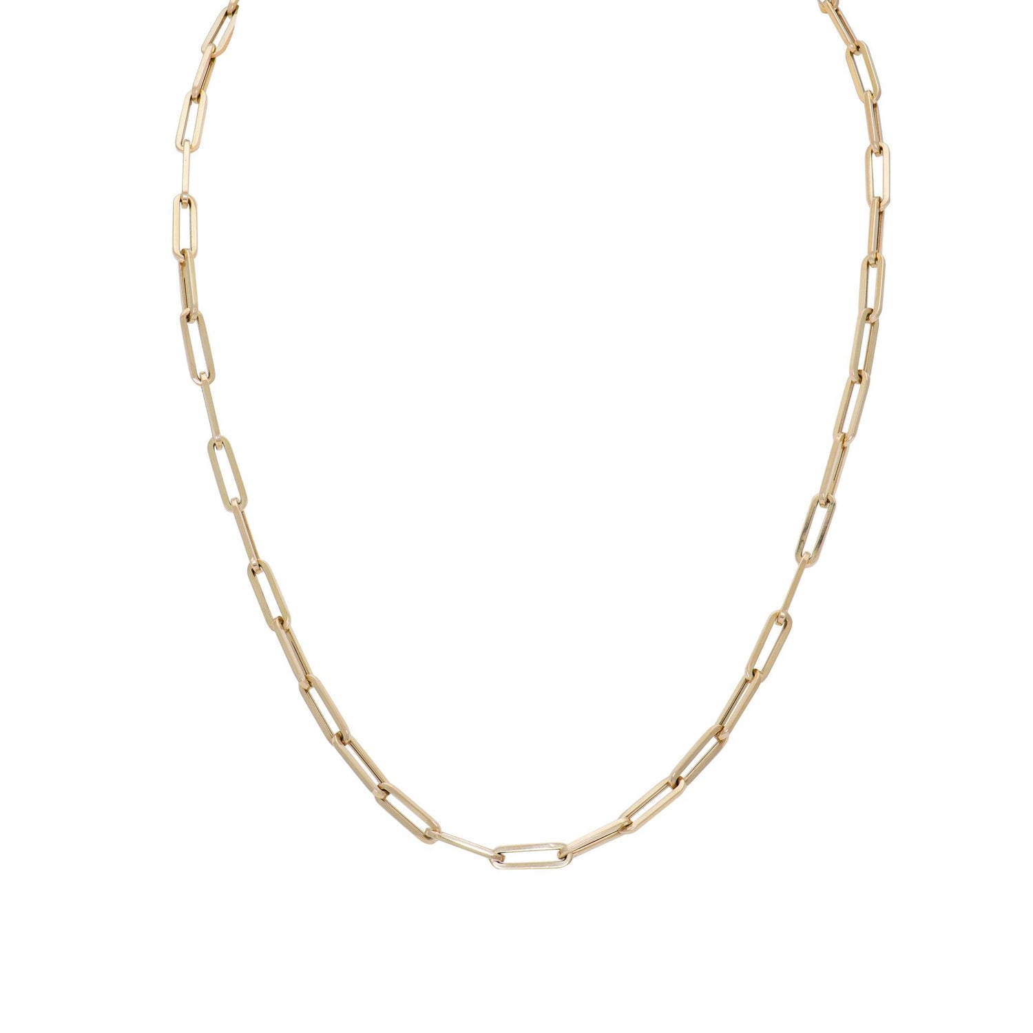 Buy Ayesha Set of 2 Gold-Toned Circular Chunky Chain Link Necklace &  Hammered Hoop Earrings Online