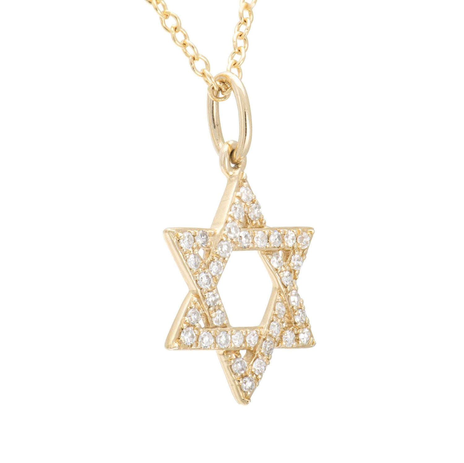 Pave Star Of David Necklace – Ali Weiss Jewelry