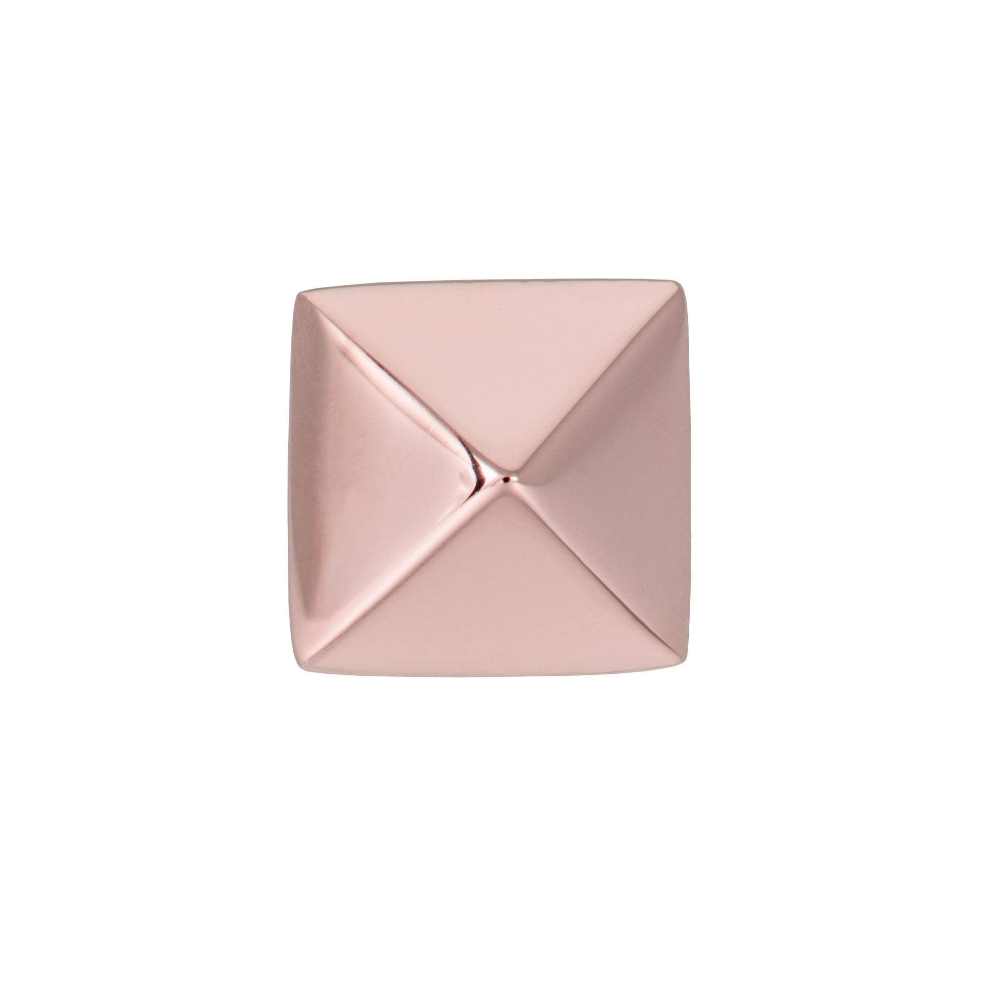 アクセサリー A&G Stud Pyramid Pierce Zoë Chicco 14k Gold Diamond & Triangle Pyramid Stud Earrings