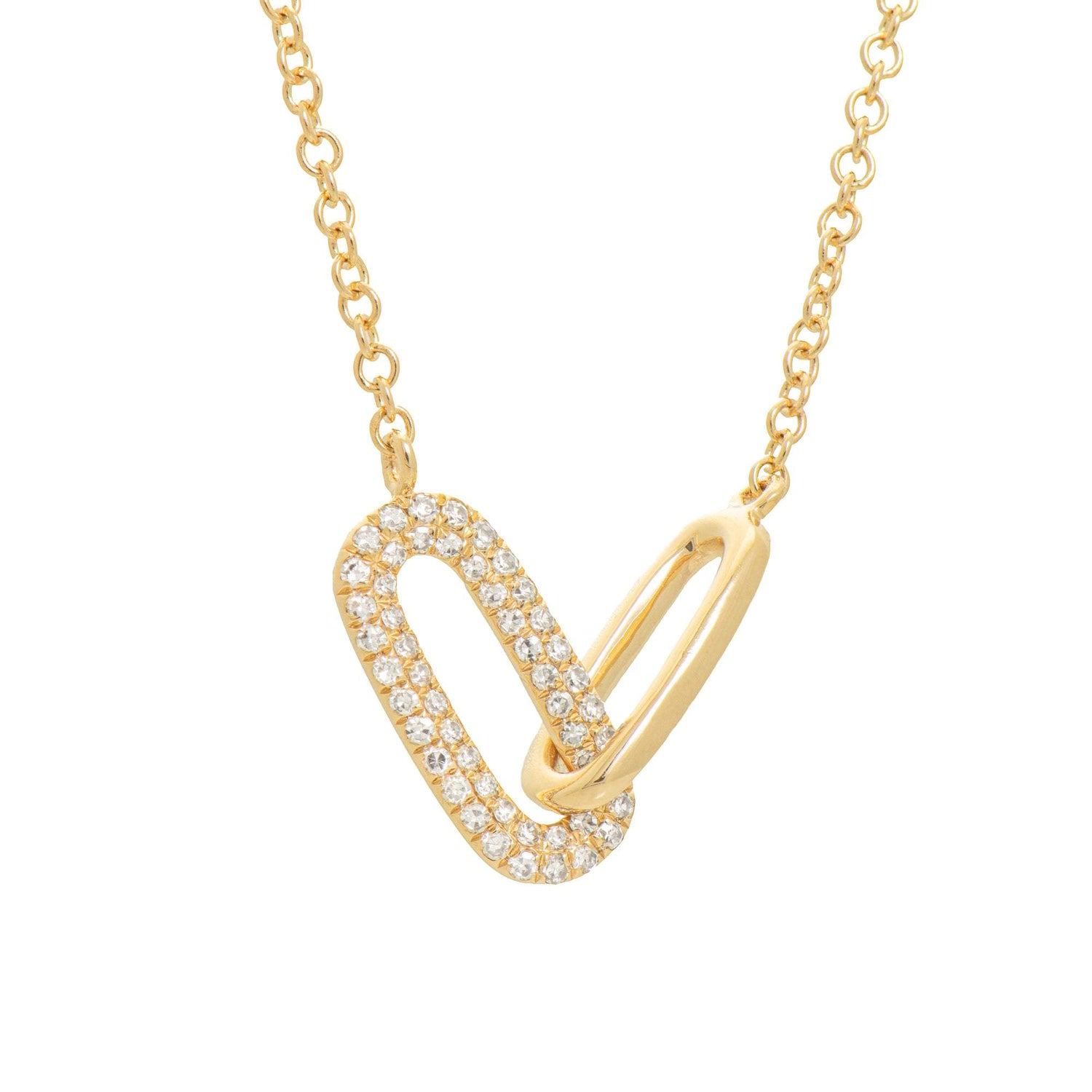 Oval Interlock Necklace