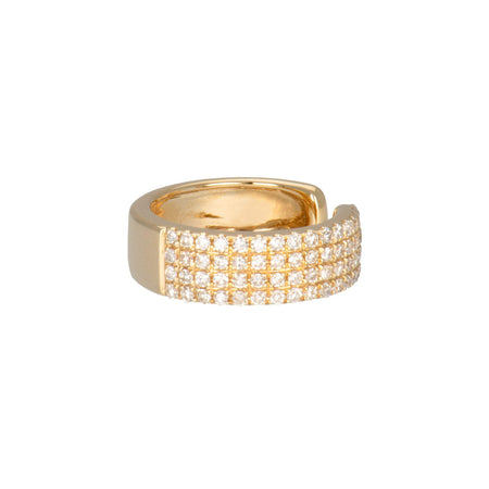 Thick Pave Diamond Ear Cuff