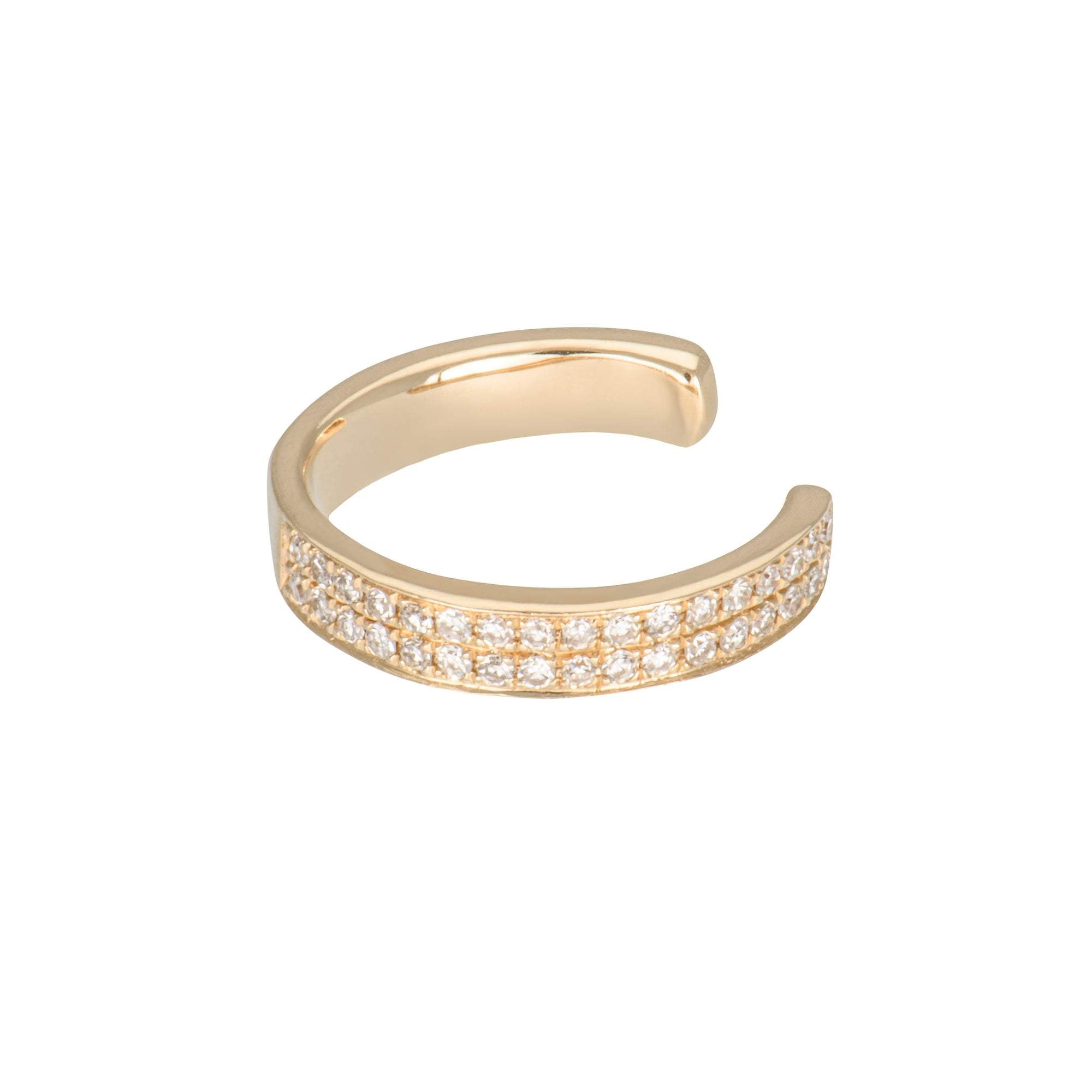 Double Row Diamond Ear Cuff – Ali Weiss Jewelry