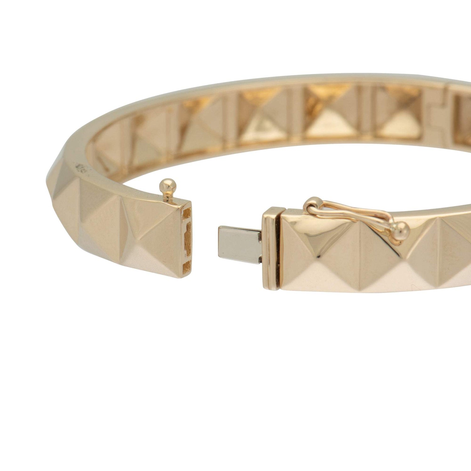 Thick Gold Pyramid Bangle – Ali Weiss Jewelry